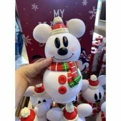 Bonbonnière Mickey Bonhomme De Neige Noël Disneyland Paris
