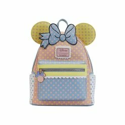 Disney Loungefly Mini Sac A Dos Minnie Pastel Color Block Dots