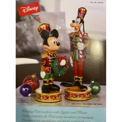 Figurines Casse-noisette Mickey & Dingo Lumière Et Musique