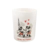 Mickey & Minnie "Love In Paris" - Bougie Parfumée Naturelle Disney -disney Soldes Magasin mickey minnie love in paris bougie parfumee naturelle disney