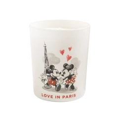Mickey & Minnie "Love In Paris" - Bougie Parfumée Naturelle Disney