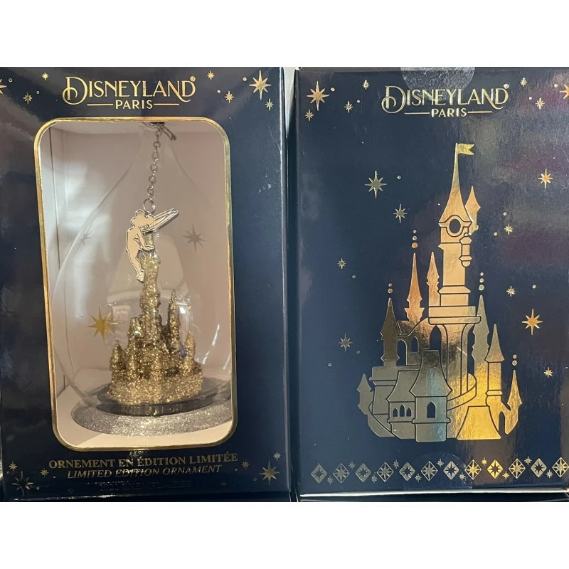 Ornement / Boule De Noël Château Gold Glitter édition Limitée 2022 - 30ème Anniversaire Disneyland Paris 3 Ornement / Boule De Noël Château Gold Glitter édition Limitée 2022 - 30ème Anniversaire Disneyland Paris