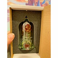 Rose éternelle La Belle Et La Bête Saint Valentin -disney Soldes Magasin rose eternelle la belle et la bete saint valentin 2