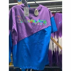 T-shirt Bleu-mauve "Logo 30" - 30e Anniversaire Disneyland Paris -disney Soldes Magasin t shirt bleu mauve logo 30 30e anniversaire disneyland paris 1