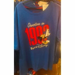 T-shirt Bleu Ouverture En 1992